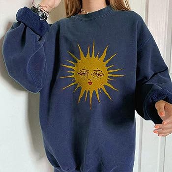 Amazon.com: GAOJU Oversized Graphic Sweatshirt for Women